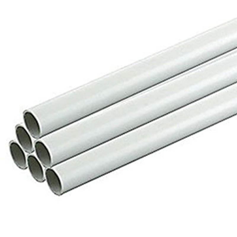 20mm White PVC Light Gauge PVC Conduit Tube - 3m Length